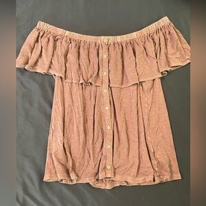 American Eagle Off-The-Shoulders Soft & Sexy Top